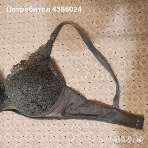 ПОДАРЯВАМ НОВ, МАСЛЕНОЗЕЛЕН СУТИЕН РАЗМЕР 85/С, снимка 5 - Бельо - 52823092