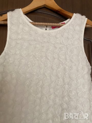 Детска бяла официална лятна маркова Рокля за 10/12г., снимка 3 - Детски рокли и поли - 33235389