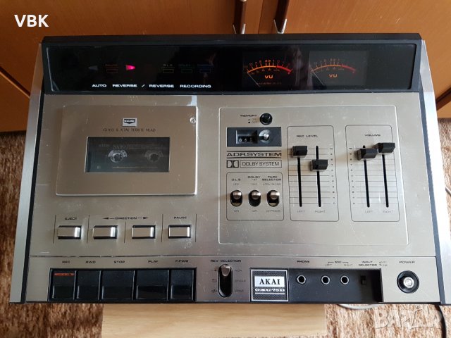 Akai GXC-75D Stereo Cassette Deck Recorder Vintage, снимка 1 - Декове - 37635884