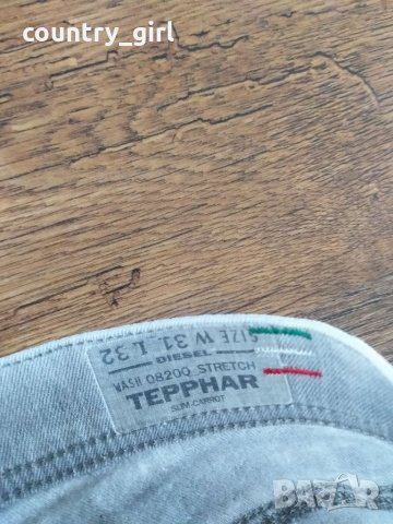 diesel tepphar slim carrot - страхотни мъжки дънки, снимка 10 - Дънки - 26241382