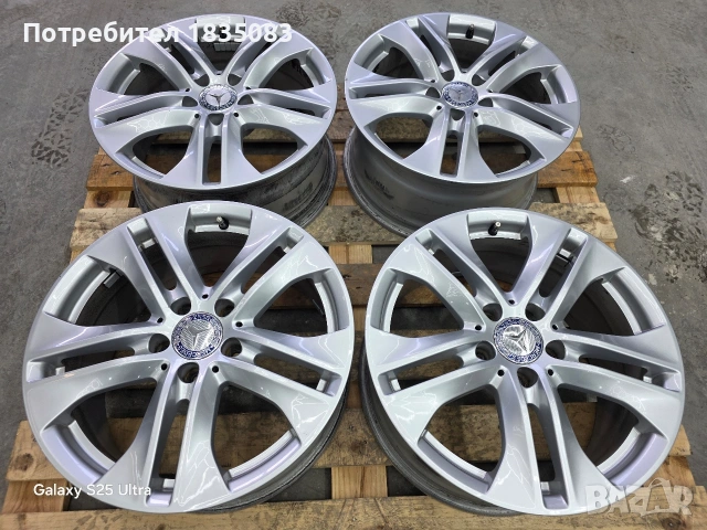 Лети джанти 17ки 5х112 Mercedes, снимка 3 - Гуми и джанти - 53579178