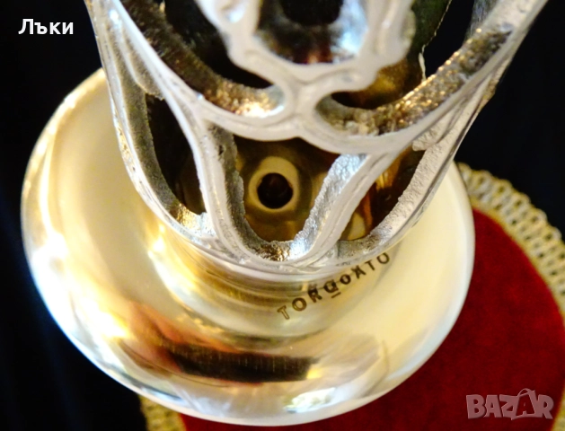 Бронзов свещник Torquato Tamagnini,44 см.,маркиран. , снимка 5 - Антикварни и старинни предмети - 51800328