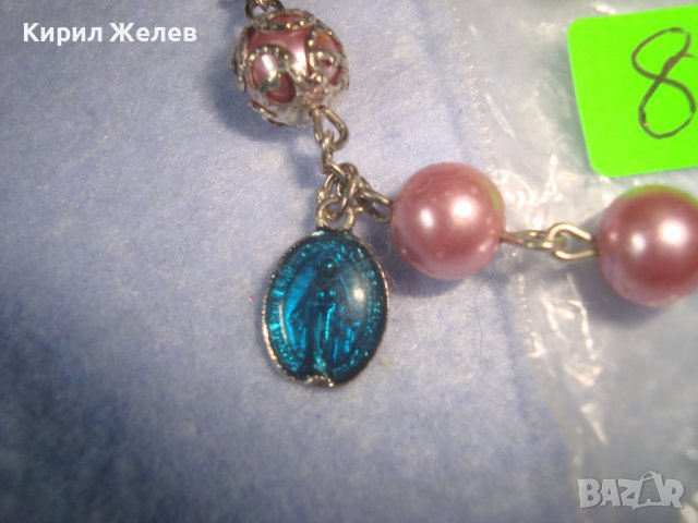 ФИНА ПЕРЛЕНА НЕЖНА АРТ ГРИВНА с КАТОЛИЧЕСКА ИКОНКА 74111, снимка 5 - Гривни - 37045890