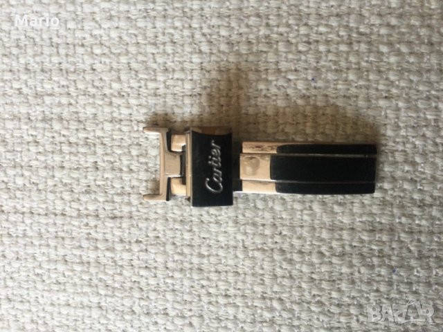 Cartier закопчалка за часовник тип пеперуда 10mm, снимка 4 - Други - 32734822