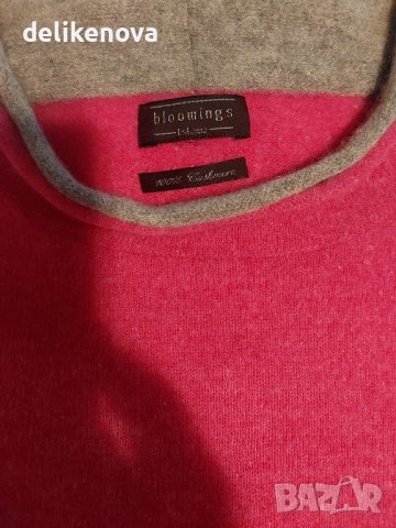 Кашмир Bloomings. Size XL Дамски пуловер, снимка 1 - Блузи с дълъг ръкав и пуловери - 43717590