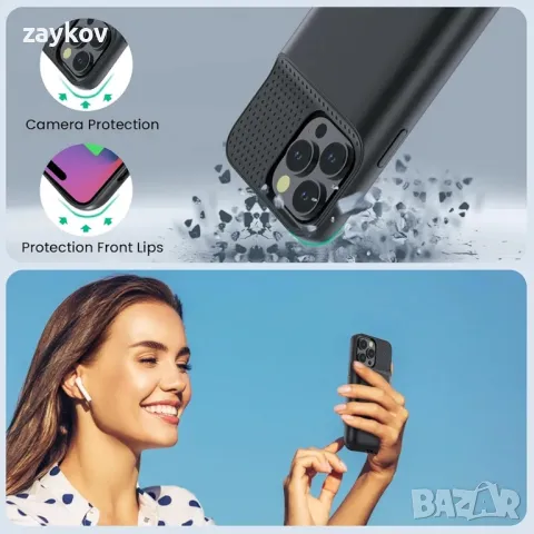 Калъф за батерия за iPhone 14Plus/14Pro Max/13Pro Max, мощен 8600mAh преносим, снимка 2 - Калъфи, кейсове - 48589423