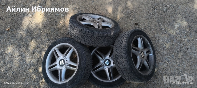 Оригинални джанти с гуми Seat 17 5x100 57,1, снимка 9 - Гуми и джанти - 51648132