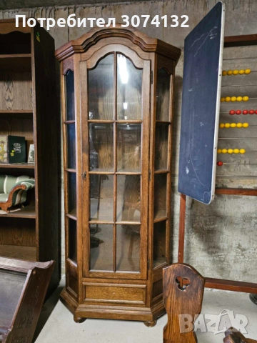 Конзолна витрина в стил Рустик, снимка 4 - Секции и витрини - 53155507