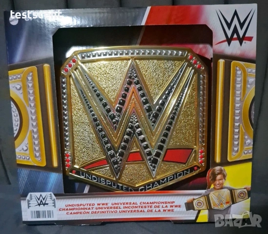 Чисто нов Шампионски пояс колан WWE Undisputed Championship - световната неоспорима титла в кеча 