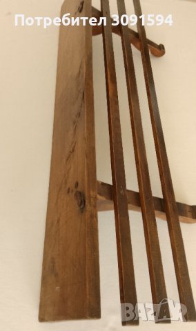 Стара Соц Дървена Закачалка., снимка 5 - Антикварни и старинни предмети - 43554615