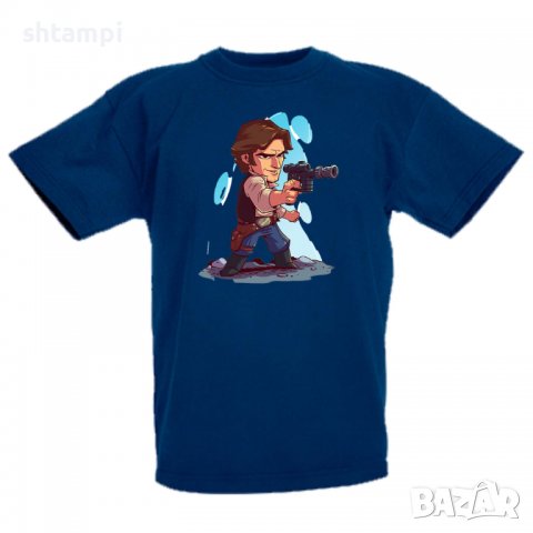 Детска тениска Star Wars Han Solo Star Wars,Игра,Изненада,Подарък,, снимка 7 - Детски Блузи и туники - 36666992