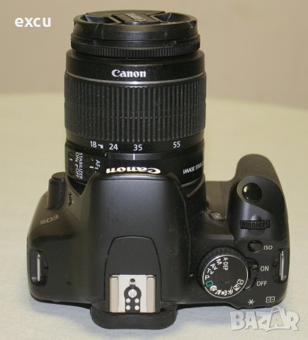 Фотоапарат Canon 450D с обектив Canon EF-S 18-55 IS, снимка 4 - Фотоапарати - 38982495