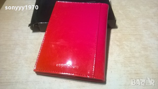 esprit platinum-red 20.5х14см-внос germany, снимка 5 - Портфейли, портмонета - 28219409
