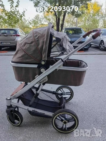 Количка Kikka boo Divaina 2 в 1 + чанта + поставка за шише, снимка 7 - Детски колички - 50971659