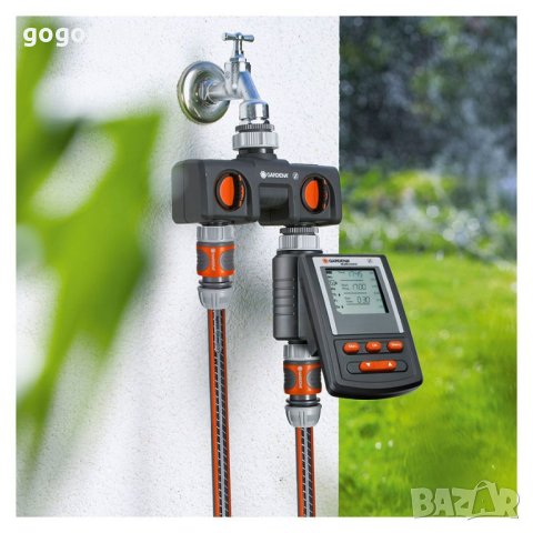 GARDENA ОРИГИНАЛНА Приставка с две разклонения /08193-20/, снимка 2 - Други стоки за дома - 43596836