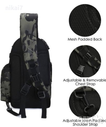 чанта за спинингов риболов Daiwa+риболовни принадлежности+джоб въдица, снимка 12 - Чанти - 42944302