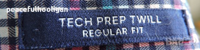 Gant Men`s Tech Prep Twill Multucoloured Long Sleeve Casual Check Shirt Size XL, снимка 17 - Ризи - 43252867