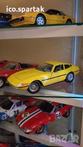 Метални колички 1:18 Ferrari 365 GTB 4 Daytona 1969 г, снимка 12 - Колекции - 27207593