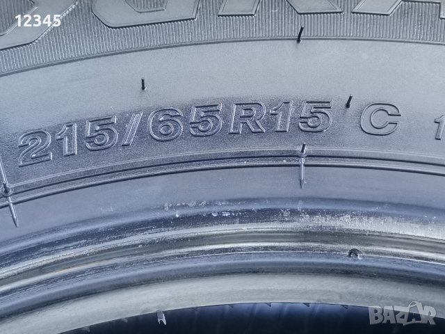 нова 215/65R15C bridgestone dot2016-№730, снимка 5 - Гуми и джанти - 43437016