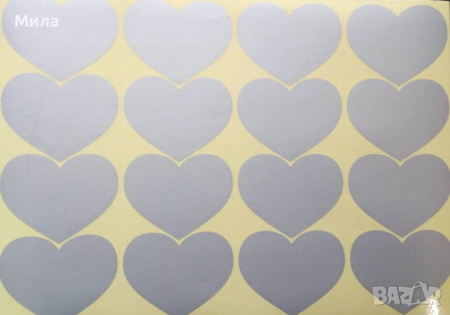 Скреч стикери квадрати, сърца , снимка 2 - Други - 51847790