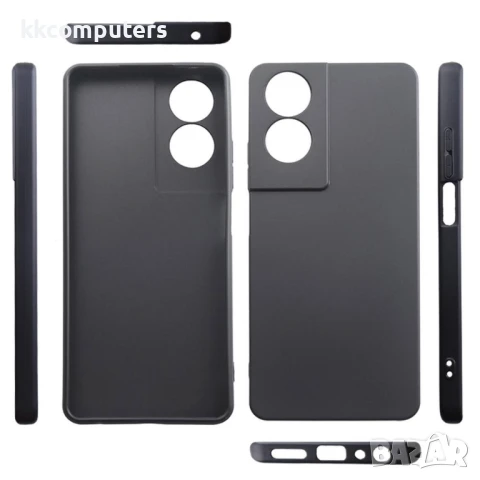 TCL 40 Nxtpaper 4G Калъф TPU Черен Матов Гръб с Прецизни Отвори за Камера и Скрийн Протектор, снимка 4 - Калъфи, кейсове - 51091647