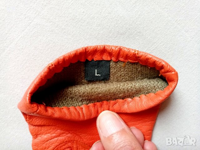 Ръкавици и шапка естествена кожа, велур , снимка 5 - Шапки - 43851530