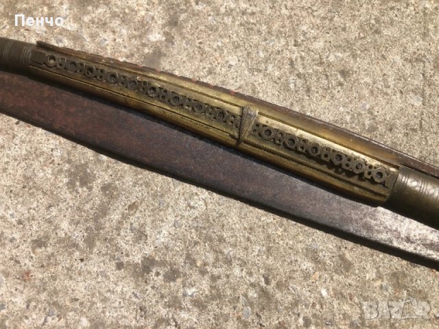 старинна бойна НАВАХА /NAVAJA/ - XVII - XVIII век - ОРИГИНАЛ, снимка 3 - Ножове - 51286048