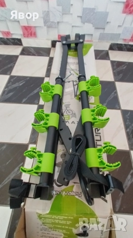 Автомобилна стойка за 3 велосипеда Green Valley Adventure 160610, снимка 2 - Части за велосипеди - 51691894