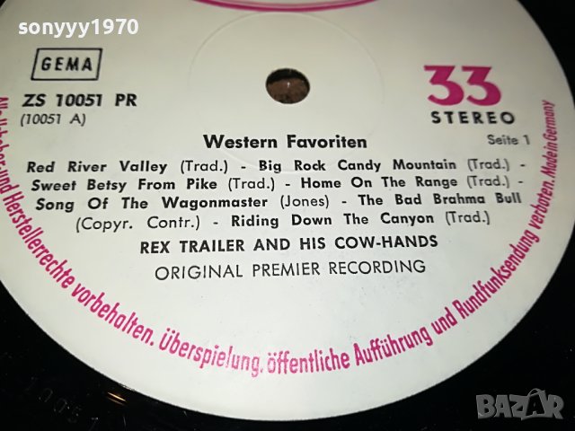 SOLD-WESTERN FAVORITEN-ВНОС GERMANY 2304230852, снимка 9 - Грамофонни плочи - 40454150