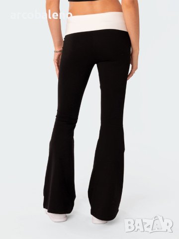 Нови дамски модерни, удобни, вталени панталони с ниска талия, 2цвята - 024, снимка 11 - Панталони - 43465043