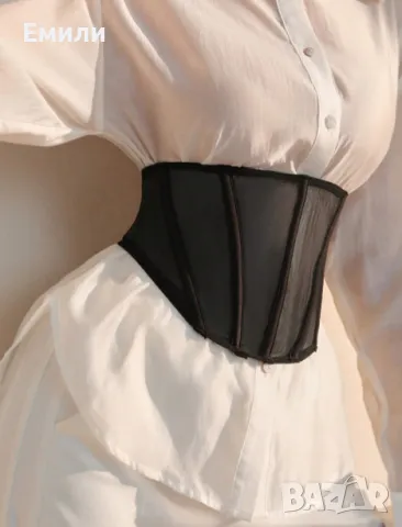 Дамски прозрачен колан корсет за талия р-р S и M, снимка 4 - Корсети, бюстиета, топове - 48168897