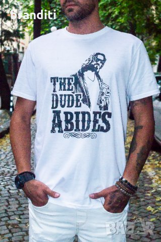 Тишърт The Dude Abides, снимка 1