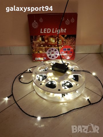 Декорации Линия Въже 40м Кристални лампи за декорация Елха,тераси,др.