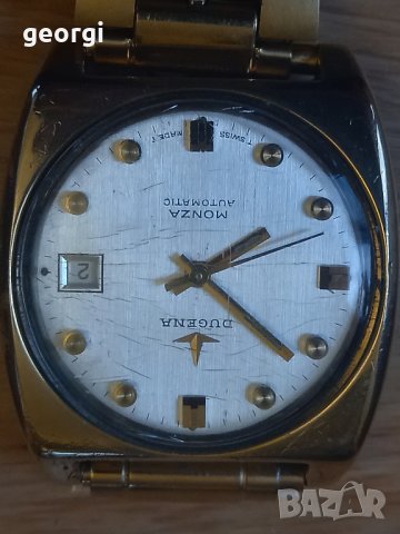 позлатен швейцарски часовник Dugena monza automatic 25 jewels, снимка 3 - Мъжки - 44094434