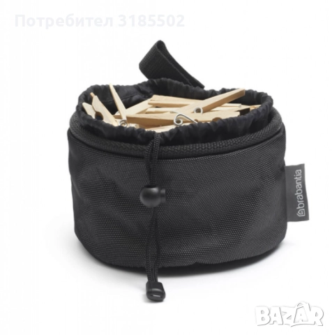 Торба и чанта за щипки Brabantia,  Brabantia Premium Black и Brabantia Compact Black, снимка 8 - Други стоки за дома - 51513339