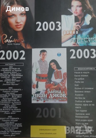 Райна (интервюта и публикации), снимка 14 - Други музикални жанрове - 50949829