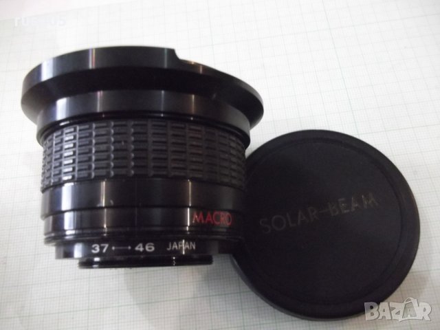 Обектив "SOLAR-BEAM SUPER WIDE AF MACRO 0.42Х" японски, снимка 6 - Обективи и филтри - 32425355