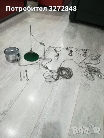 Модерен регулируем пендел с 5 изхода:(1х110см;2х170см и 2х4,80см), снимка 12 - Лампи за таван - 39577356