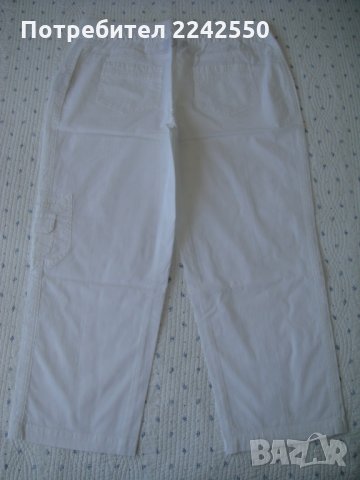 Нов - дамски летен 7/8 памучен панталон - М размер , снимка 3 - Панталони - 28684098