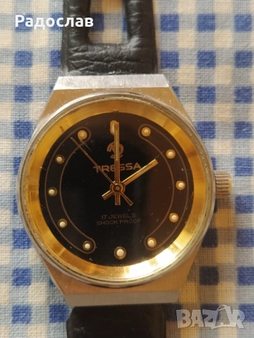 стар механичен часовник TRESSA , снимка 2 - Дамски - 51967212