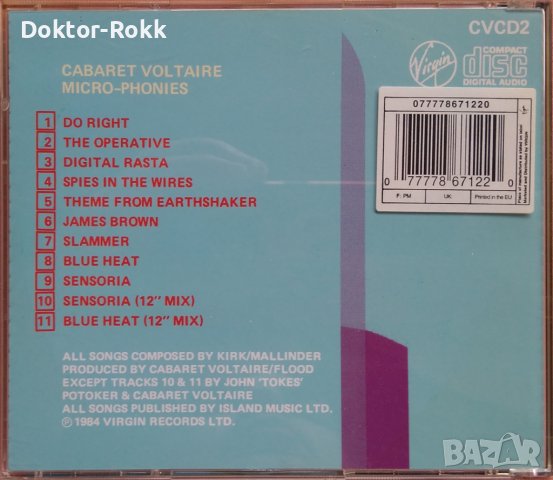 Cabaret Voltaire – Micro-Phonies (CD) 1984, снимка 2 - CD дискове - 38446482