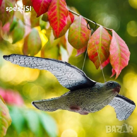 Плашило за птици Сокол в полет – Висящ макет за защита от вредители - КОД 4906, снимка 8 - Други - 53480624