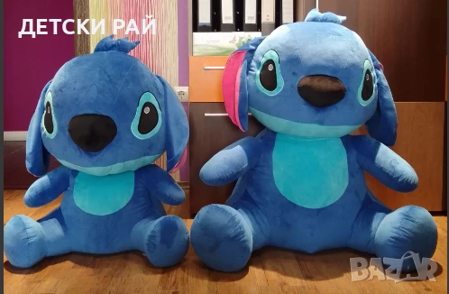 Плюшени играчки Стич и Лило 40, 80 и 100см