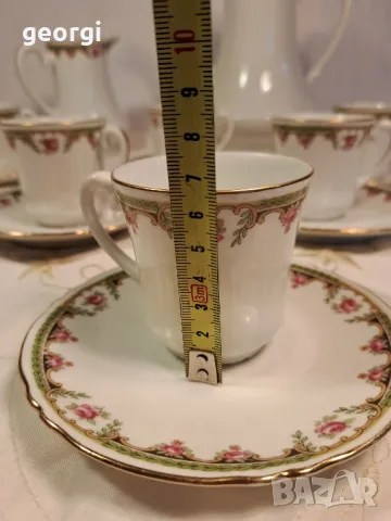 порцеланов сервиз за чай и кафе Limoges   8/1, снимка 7 - Сервизи - 49900467