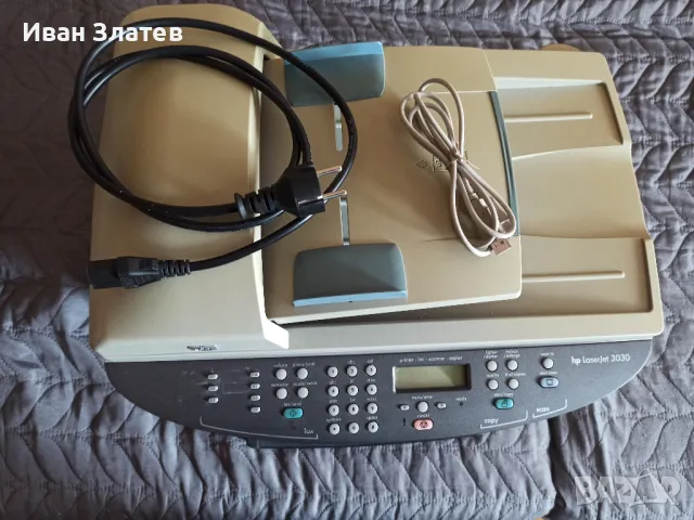 Лазерен принтер, копир, скенер и факс HP LaserJet 3030, снимка 2 - Принтери, копири, скенери - 47344390