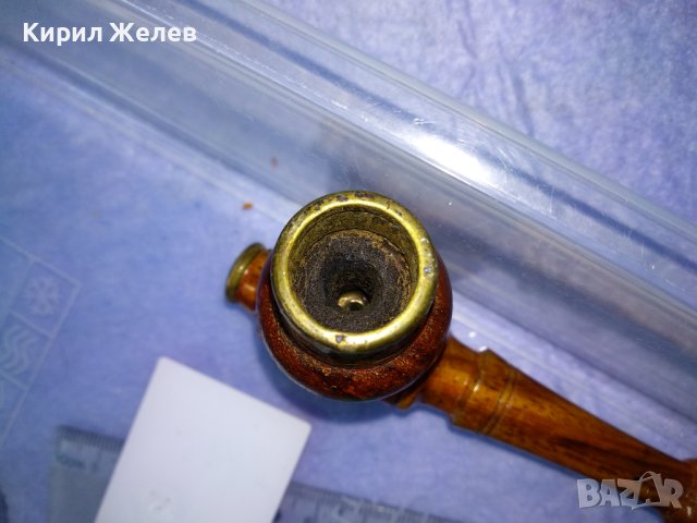 СТАРА РЯДКА КОЛЕКЦИОНЕРСКА ЛУЛА за ОПИУМ РЪЧНА МАЙСТОРСКА ИЗРАБОТКА ДЪРВО и БРОНЗ За КОЛЕКЦИЯ! 37701, снимка 13 - Колекции - 40690517