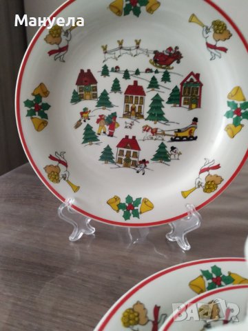 Коледен троен сет , снимка 2 - Чаши - 43239180