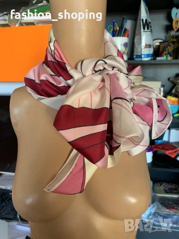 Голям копринен шал ( десен женски лица), снимка 10 - Шалове - 40223699