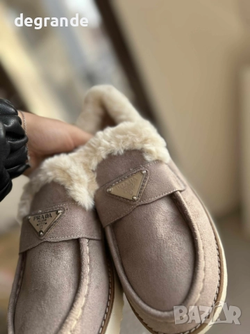 Дамски мокасини PRADA , снимка 5 - Пантофи - 51735393
