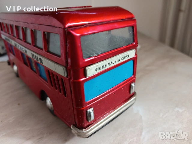 ламаринен Автобус ретро играчка , снимка 4 - Колекции - 53412038
